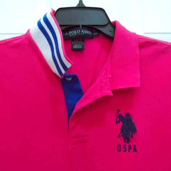 U.S. POLO ASSOCIATION Slim fit Polo Shirt Size M - Picture 2 of 10
